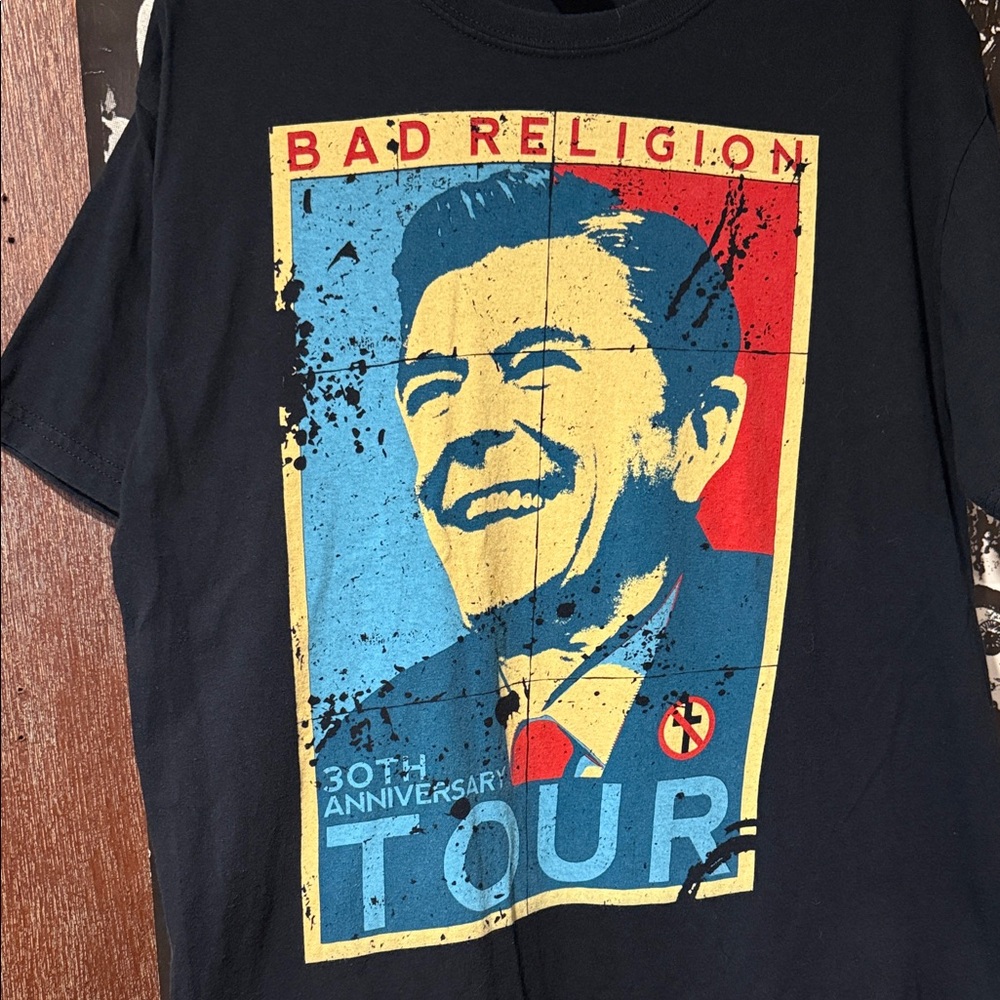 RARE Bad Religion - anniversary tour shirt LARGE